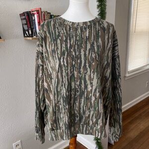 Realtree Unisex Camo Crewneck Hunting Western Outdoor Casual Streetwear Size XL